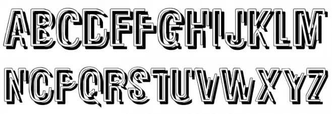 Glasnost Heavy Font Litere mari