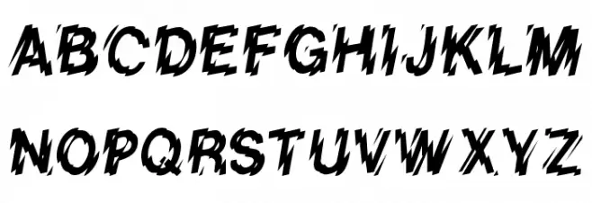 Glass Houses Font UPPERCASE