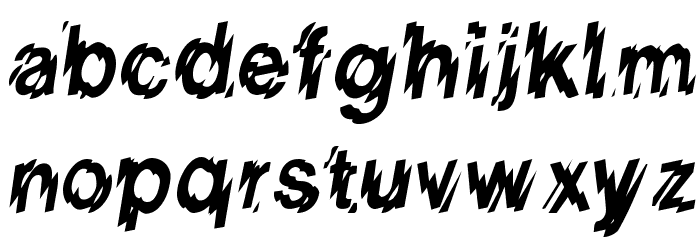 Glass Houses Font LOWERCASE