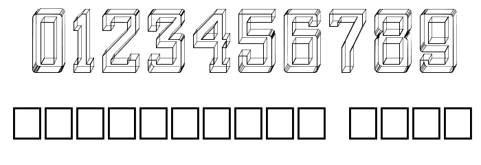 GlassBlocks Font OTHER CHARS