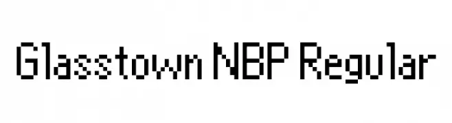 Glasstown NBP Regular  Frei Schriftart Herunterladen