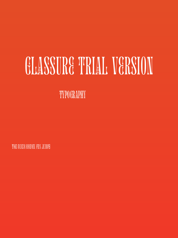 Glassure Trial Version Poster