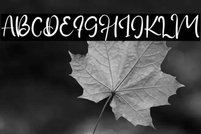 Glassy Font examples