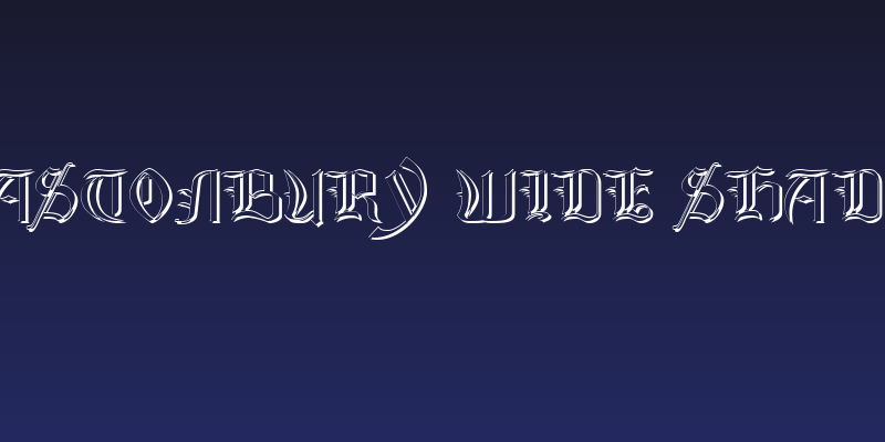 Glastonbury Wide Shadow Social Header