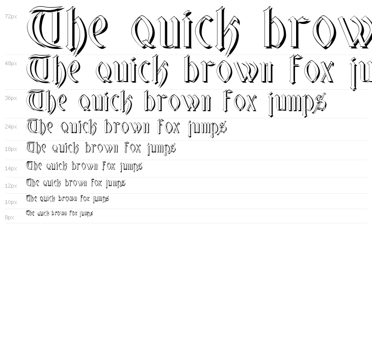 Glastonbury Wide Shadow Waterfall