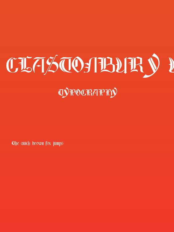 Glastonbury Wide Poster