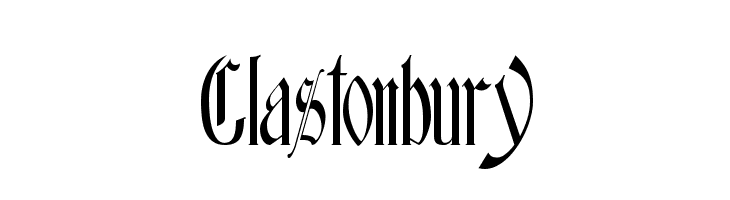 Glastonbury  免费字体下载