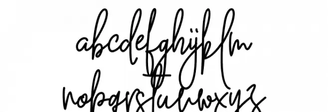 GlatangCollection 字体 小写