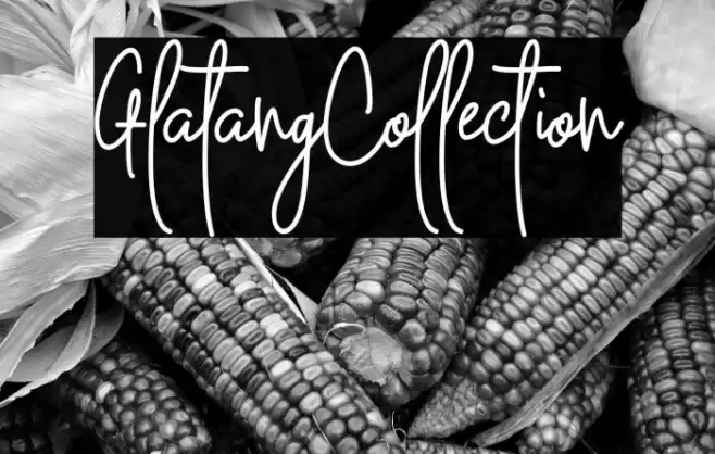 GlatangCollection Font examples