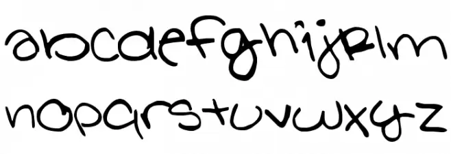 Glathen Girl خط أحرف صغيرة