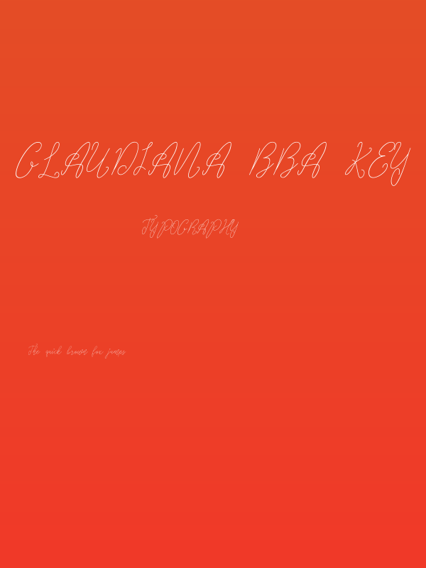 Glaudiana bba key Poster