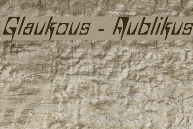 Glaukous - Aublikus Example 1
