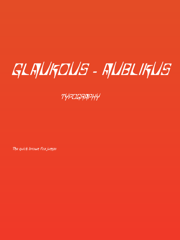 Glaukous - Aublikus Poster