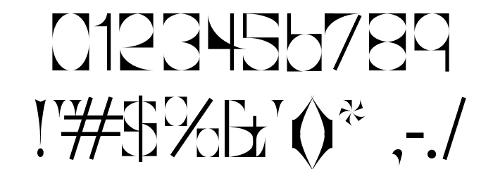 Glaukous Font OTHER CHARS