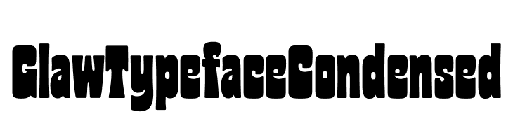 Glaw Typeface Condensed  les polices de caractères gratuit tlcharger