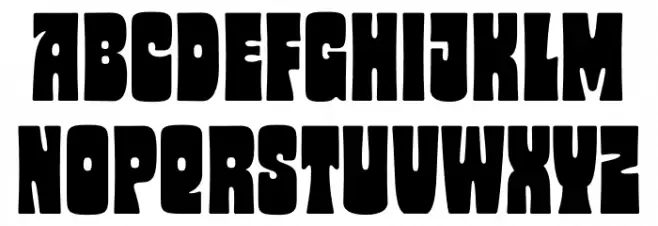 Glaw Typeface Condensed フォント 大文字