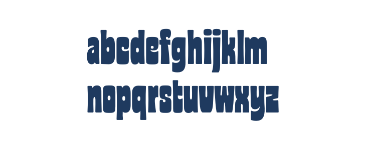 Glaw Typeface Condensed Lowercase