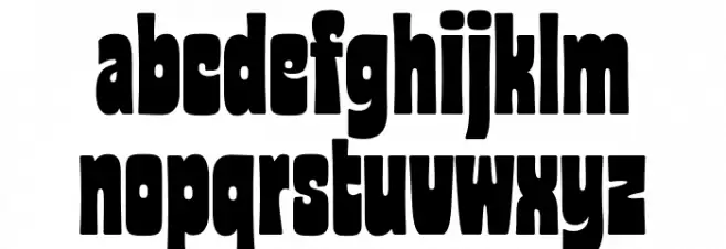 Glaw Typeface Condensed Font Litere mici
