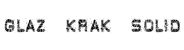 Glaz Krak solid Font