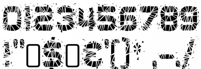 GlazKrak-Regular Font OTHER CHARS