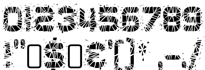 GlazKrak-Regular Font OTHER CHARS