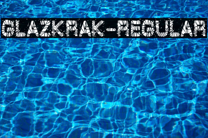 GlazKrak-Regular Font examples