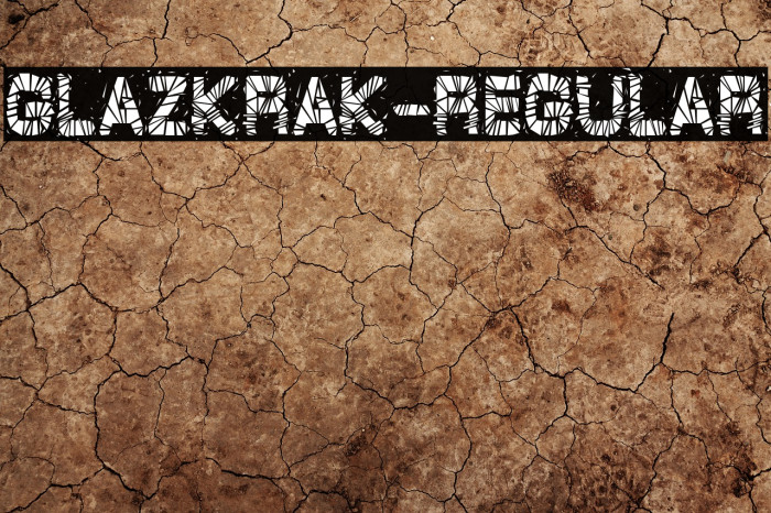 GlazKrak-Regular Font examples