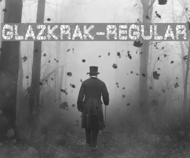 GlazKrak-Regular Font examples