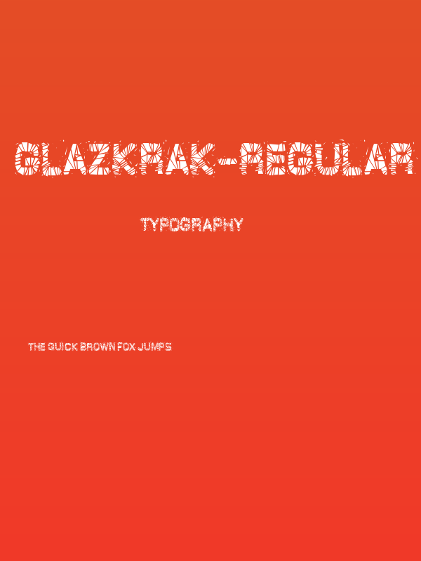 GlazKrak-Regular Poster