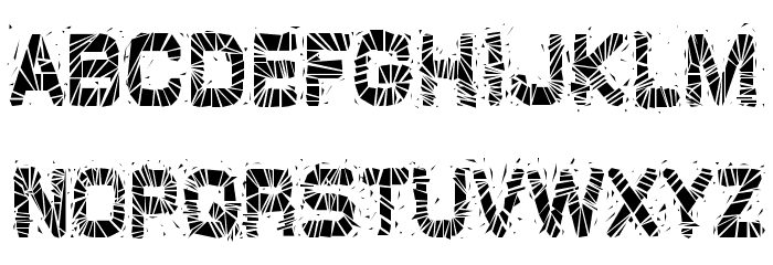 GlazKrak-Regular Font LOWERCASE