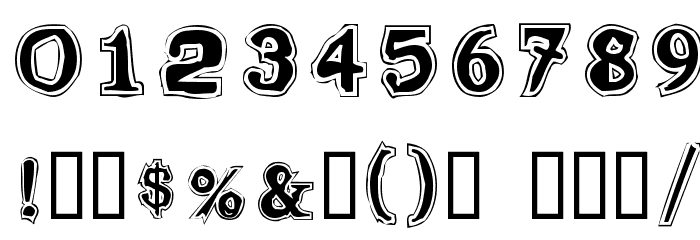 Gleam Comic Font OTHER CHARS