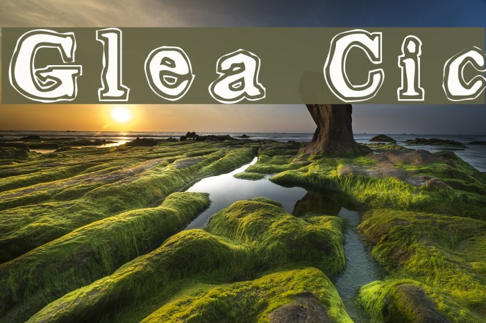 Gleam Comic Font examples
