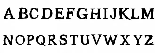 Gleam フォント 大文字