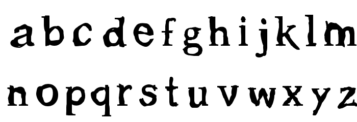Gleam Font LOWERCASE