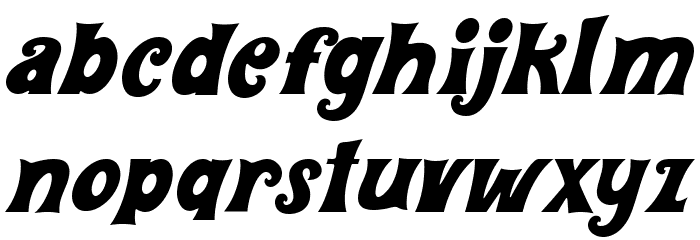 Gleamore Demo Font LOWERCASE