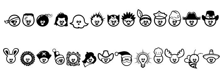 Glee Club Font LOWERCASE
