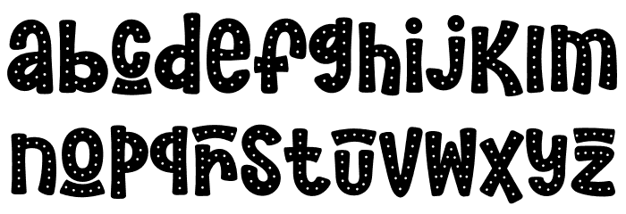 Glee FREE Font LOWERCASE
