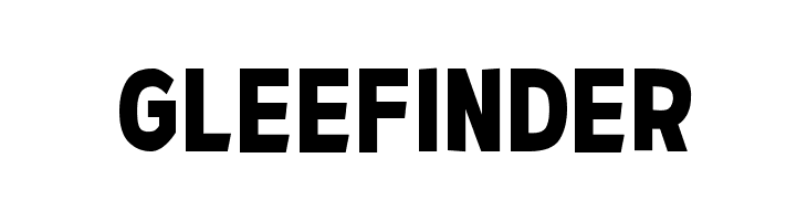 Glee Finder फ़ॉन्ट