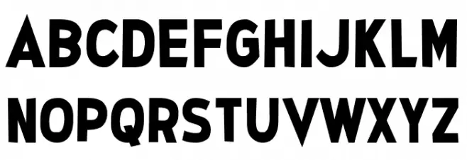 Glee Finder Font LOWERCASE