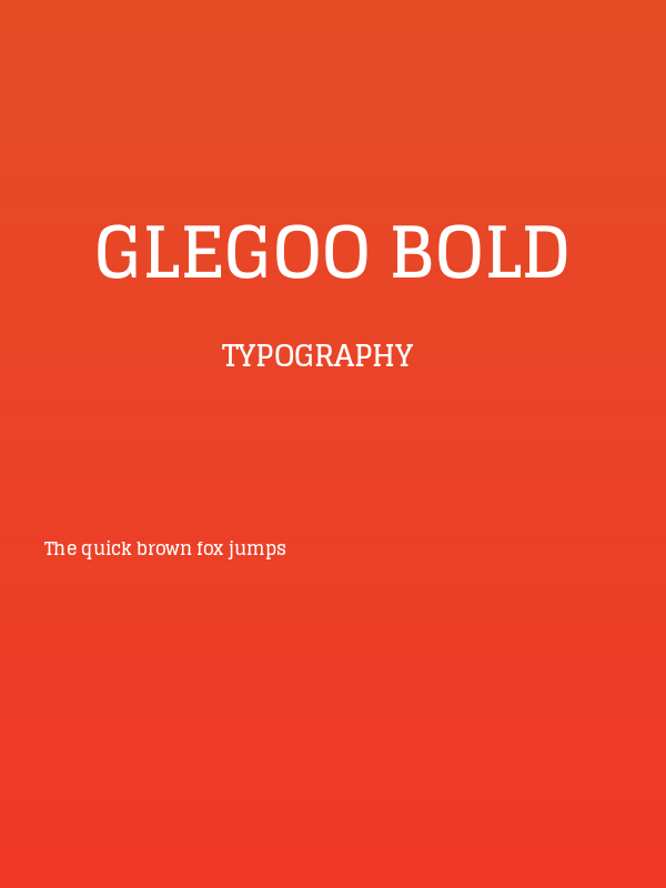 Glegoo Bold Poster