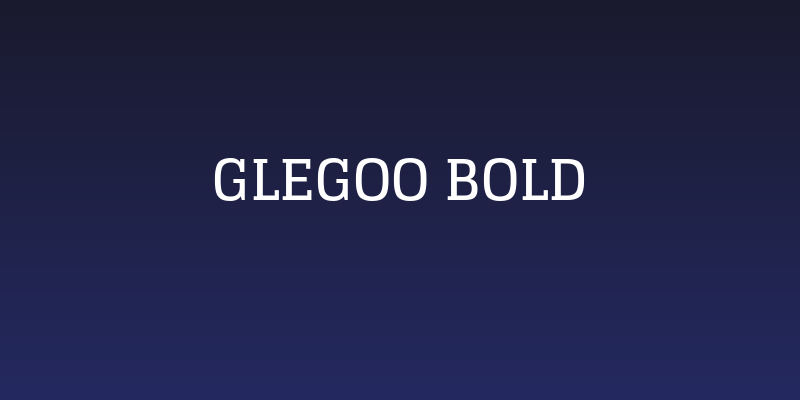Glegoo Bold Social Header