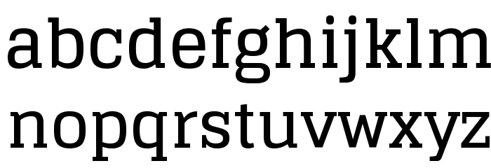 Glegoo Bold Font LOWERCASE