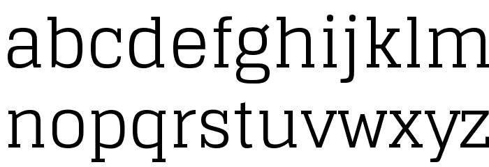 Glegoo Font LOWERCASE