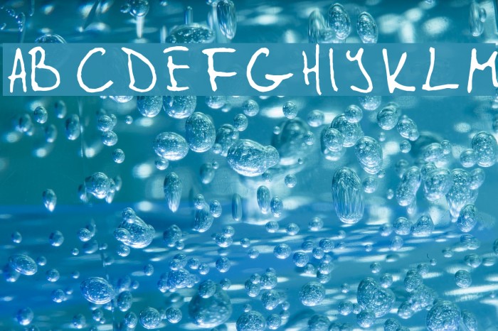 Gleitpfad Font examples