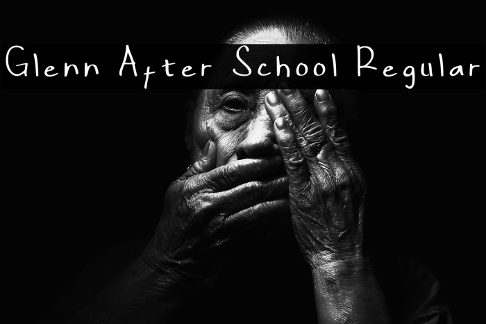 Glenn After School Regular Example 2