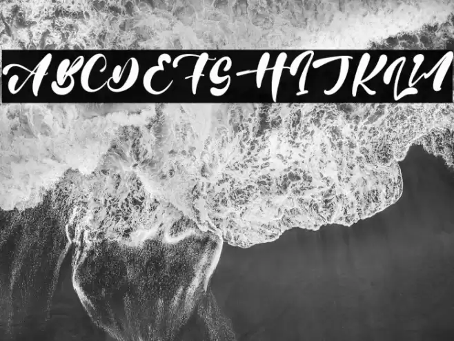 Glenn Harry Font examples