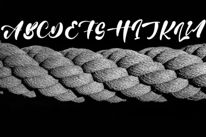 Glenn Harry Font examples