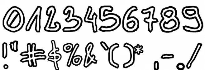 Glidepath Font OTHER CHARS