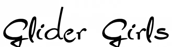 Glider Girls  フリーフォントのダウンロード