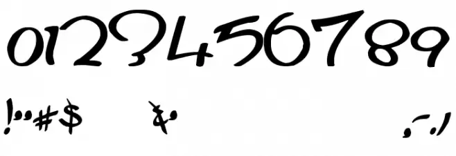 Glider Girls Font OTHER CHARS